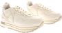 Liu Jo Witte leren sneakers met tonale logo en metallic detail Wit Dames - Thumbnail 14