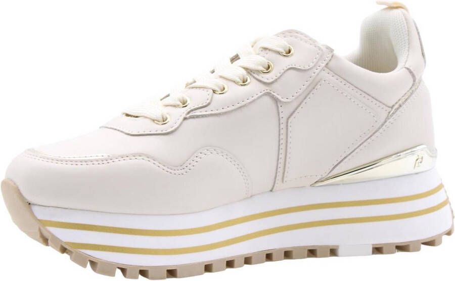 Liu Jo Dames Sneakers Maxi Wonder 01 Butter Beige