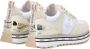 Liu Jo Pinaforemetal Sneakers voor Dames Wit Dames - Thumbnail 9