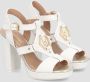 Liu Jo Sandals With Wide Heel Beige Dames - Thumbnail 4