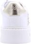 Liu Jo Kylie 10 Lage Dames Sneaker Leer White Light Gold - Thumbnail 4