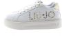 Liu Jo Kylie 10 Lage Dames Sneaker Leer White Light Gold - Thumbnail 5