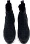 Liu Jo LILY 09 Sneaker Sock Zwarte Dames Sneakers Zwart - Thumbnail 8