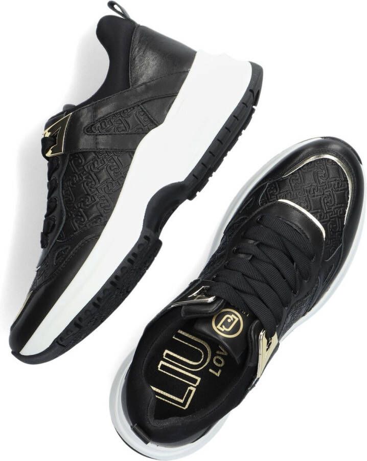 Liu Jo Lily 10 Lage sneakers Leren Sneaker Dames Zwart