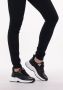 Runner Sneaker materialenmix Lily 10 Lage sneakers Leren Sneaker Dames Zwart - Thumbnail 6