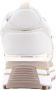 Liu Jo Witte leren sneakers met tonale logo en metallic detail Wit Dames - Thumbnail 9