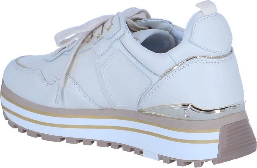 Liu Jo Maxi Wonder 01 Lage sneakers Leren Sneaker Dames Wit