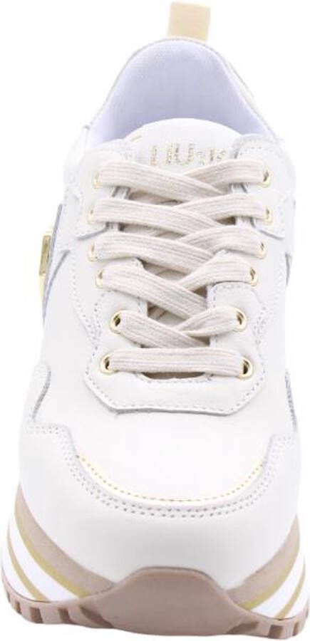 Liu Jo Maxi Wonder 01 Lage sneakers Leren Sneaker Dames Wit