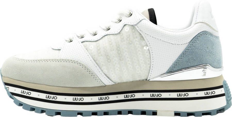 Liu Jo Maxi Wonder 57 Lage sneakers Leren Sneaker Dames Wit