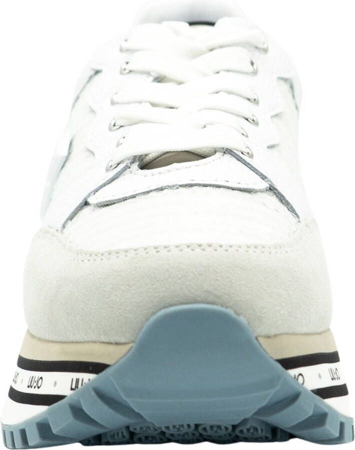 Liu Jo Maxi Wonder 57 Lage sneakers Leren Sneaker Dames Wit