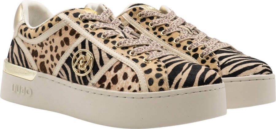 Liu Jo Silvia 53 Dames Sneakers Bruin Print