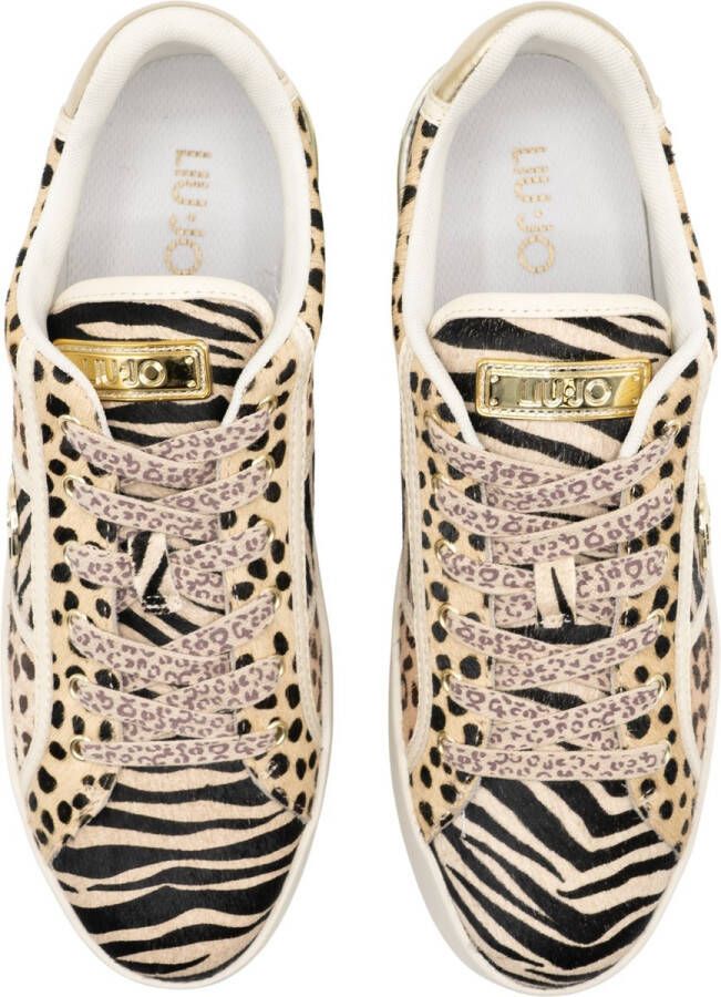 Liu Jo Silvia 53 Dames Sneakers Bruin Print