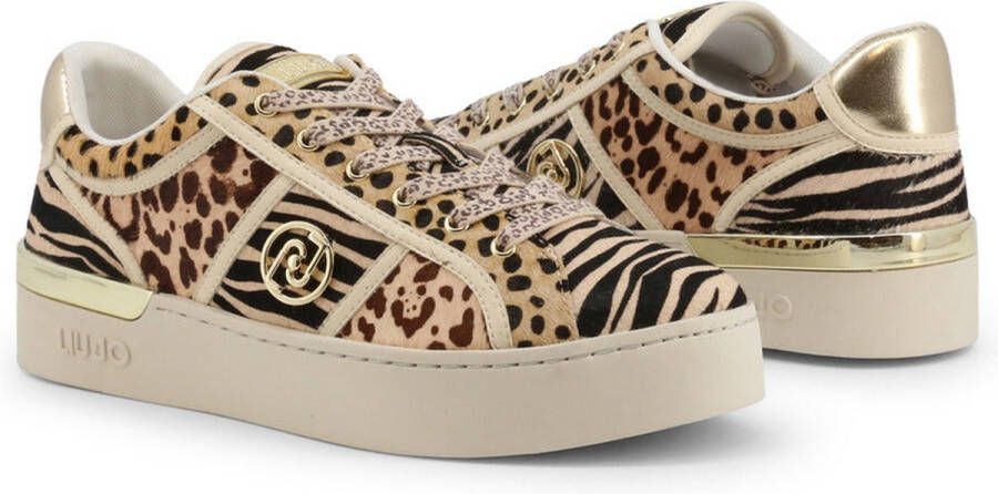 Liu Jo Silvia 53 Dames Sneakers Bruin Print