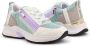 Liu Jo Metalen Eyelet Ronde Neus Sneakers met Zijrits White Dames - Thumbnail 13