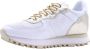 Liu Jo Metalen Eyelet Ronde Neus Sneakers met Zijrits White Dames - Thumbnail 6