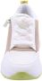 Liu Jo Metalen Eyelet Ronde Neus Sneakers met Zijrits White Dames - Thumbnail 9
