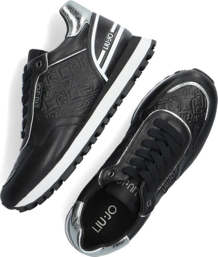 Liu Jo Wonder 24 Lage sneakers Leren Sneaker Dames Zwart