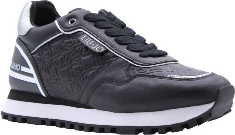 Liu Jo Wonder 24 Lage sneakers Leren Sneaker Dames Zwart
