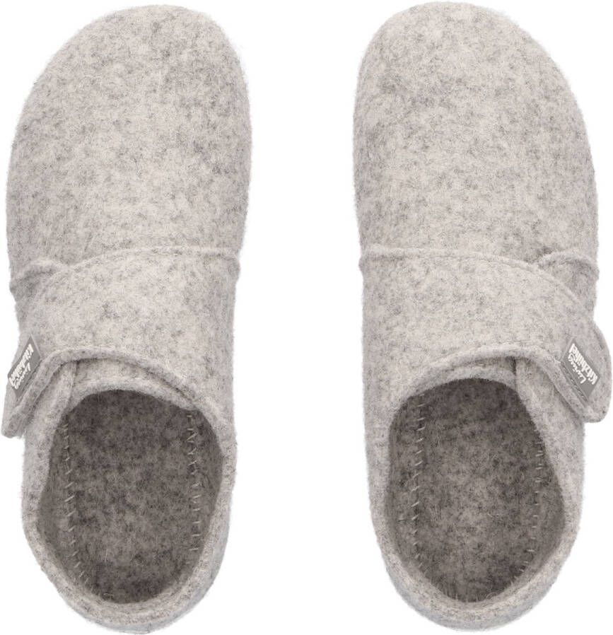 Living Kitzbühel Kinderpantoffels 3619-622 Nebel Grijs Wolvilt LK36190622