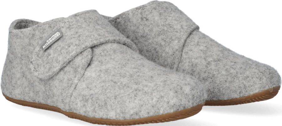 Living Kitzbühel Kinderpantoffels 3619-622 Nebel Grijs Wolvilt LK36190622