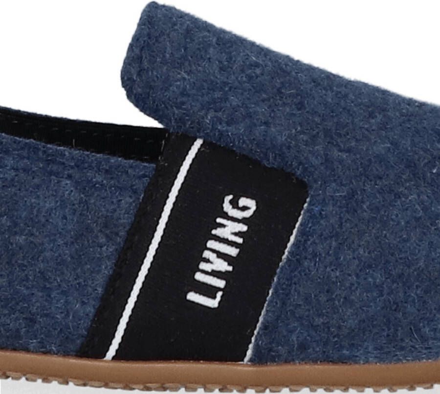 Living Kitzbühel Pantoffels T-Modell 4027 584 Midnight Navy Blauw Wolvilt LK40270584