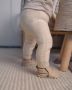 Lodger Baby Loopschoentjes Stepper Leer Suede Buitenzool Eerste Loopschoentjes Perfecte Pasvorm Stevig Cr�me - Thumbnail 5