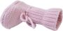 Lodger Baby Slofjes Gebreid 0-6M Lichtroze Slipper Merinowol 100% Merinowol Fashionable - Thumbnail 4