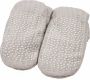 Lodger Antislip Slofjes Baby 17 Grijs Zacht Katoen Antislip Drukknoopsluiting 6-12 Slipper Seersucker - Thumbnail 5
