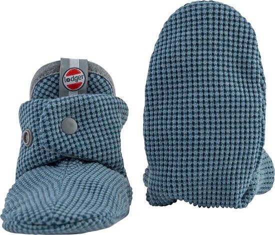 Lodger Babyslofjes Blauw Slipper Ciumbelle Katoen Luchtig 0-3M