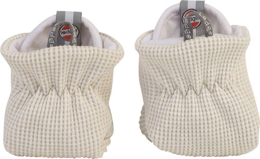 Lodger Babyslofjes Creme Slipper Ciumbelle Katoen Luchtig 3-6M