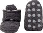 Lodger Babyslofjes 12-18 maanden Zwart Slipper Folklore 100% Fleece Klittenbandsluiting Slofjes die blijven zitten - Thumbnail 3