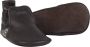 Lodger Baby Slofjes Donkerbruin Stepper Leer Suede Buitenzool Eerste Slofjes Perfecte Pasvorm Stevig 3-6M - Thumbnail 3