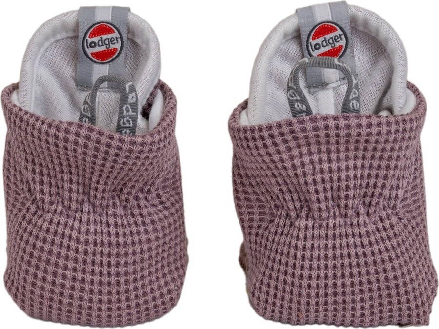 Lodger Zomer Baby Slofjes Paars Luchtig Katoen Antislip Drukknoopsluiting 6-12M Slipper Ciumbelle - Foto 2