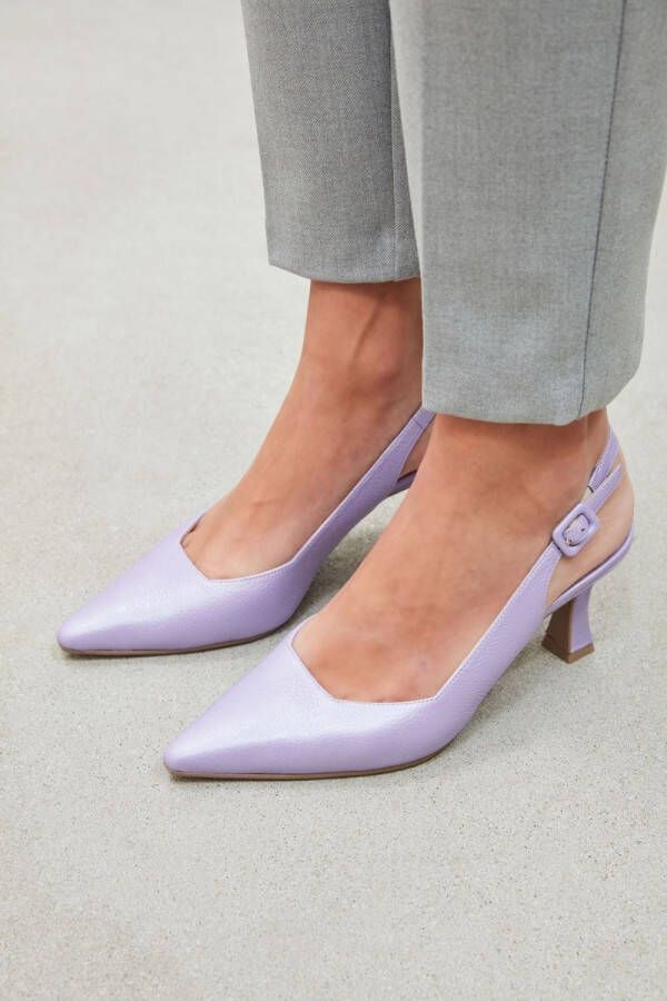 Lodi Dames Pumps Damesschoenen Leer Geen hoogte cm Juco Lila