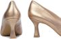 Lodi Pumps Stiletto Dames Damesschoenen Leer Kitten heel hoogte 7 cm Jona Rose Goud - Thumbnail 4