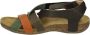 Loints of Holland 31202~VARIK~~~~~~~~~~~~~~~~~~~ Platte sandalenDames Sandalen Bruin - Thumbnail 4