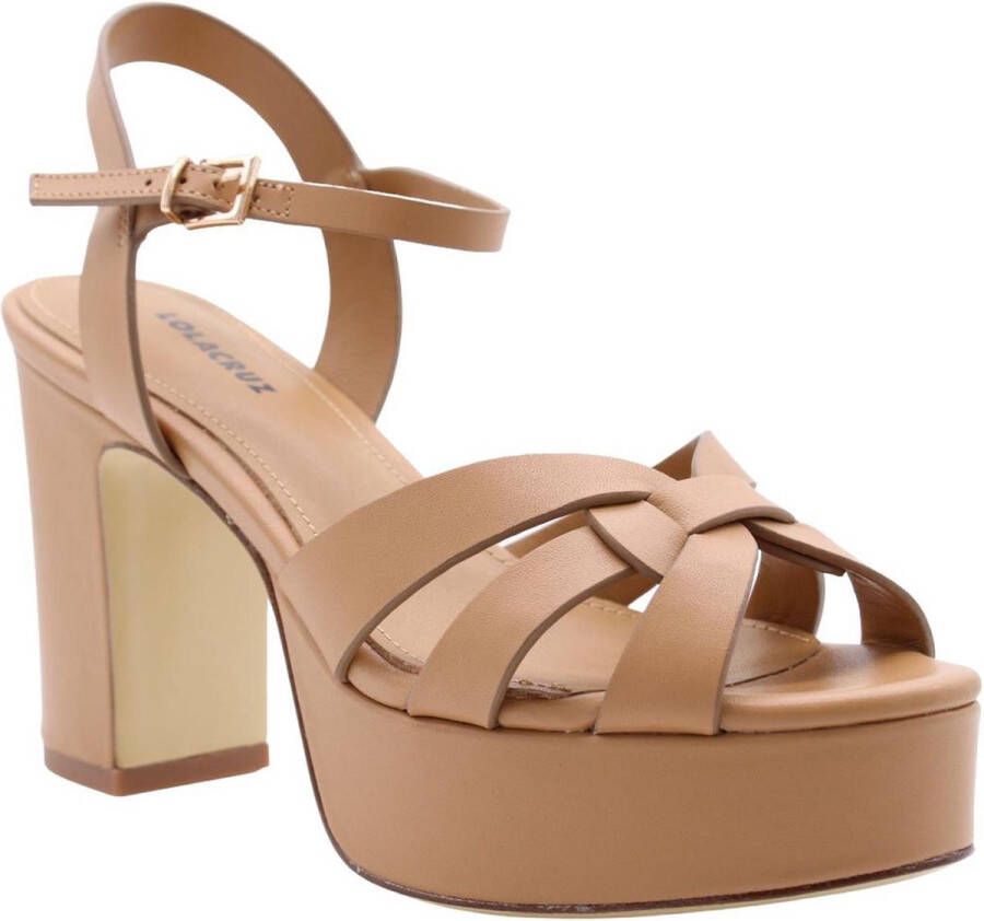 Lola Cruz Sandaal Beige