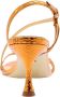 Lola Cruz Hoge hak sandalen met stoffen details Orange Dames - Thumbnail 3