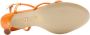 Lola Cruz Hoge hak sandalen met stoffen details Orange Dames - Thumbnail 12