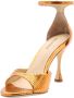 Lola Cruz Hoge hak sandalen met stoffen details Orange Dames - Thumbnail 9