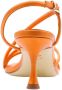 Lola Cruz Hoge hak sandalen met stoffen details Orange Dames - Thumbnail 10