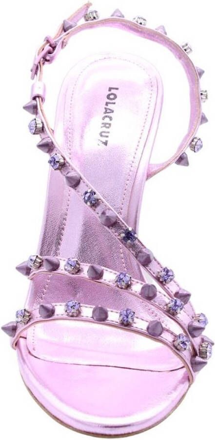 Lola Cruz Hoge hak sandalen voor stijlvolle vrouwen Pink Dames - Foto 5