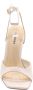 Lola Cruz Glitter Bow Hoge Hak Sandalen Beige Dames - Thumbnail 12