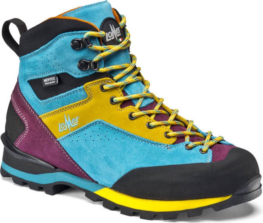 Lomer Badia High MTX blauw geel wandelschoenen uni (s) (30033.A.01)