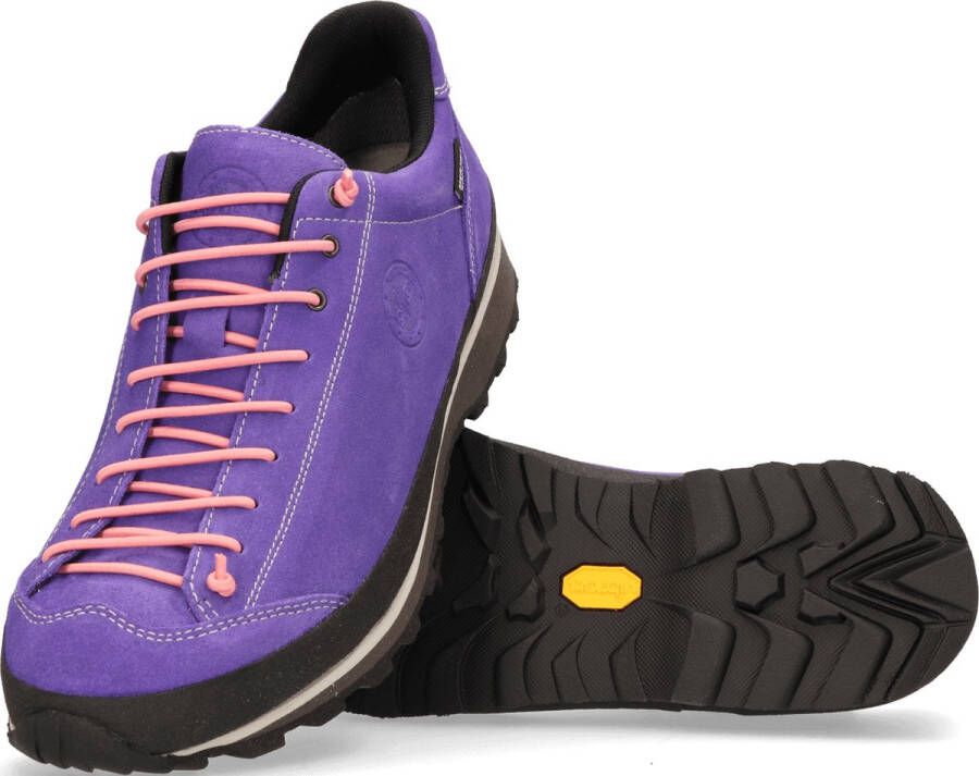 Lomer Bio Naturale low gothic paars wandelschoenen dames (50082.A.23)
