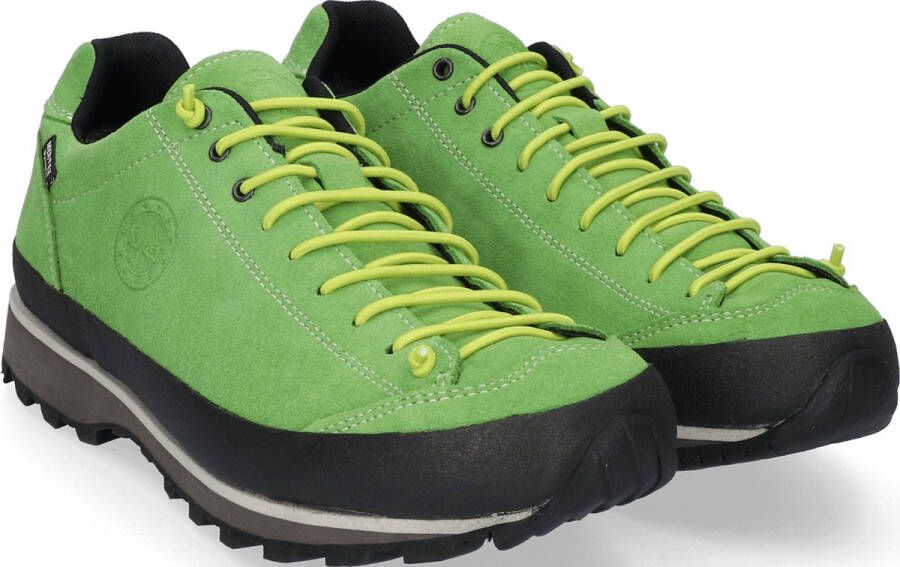 Lomer Bio Naturale Low MTX Wandelschoenen Lime Groen Suède 50082.A.18 - Foto 3