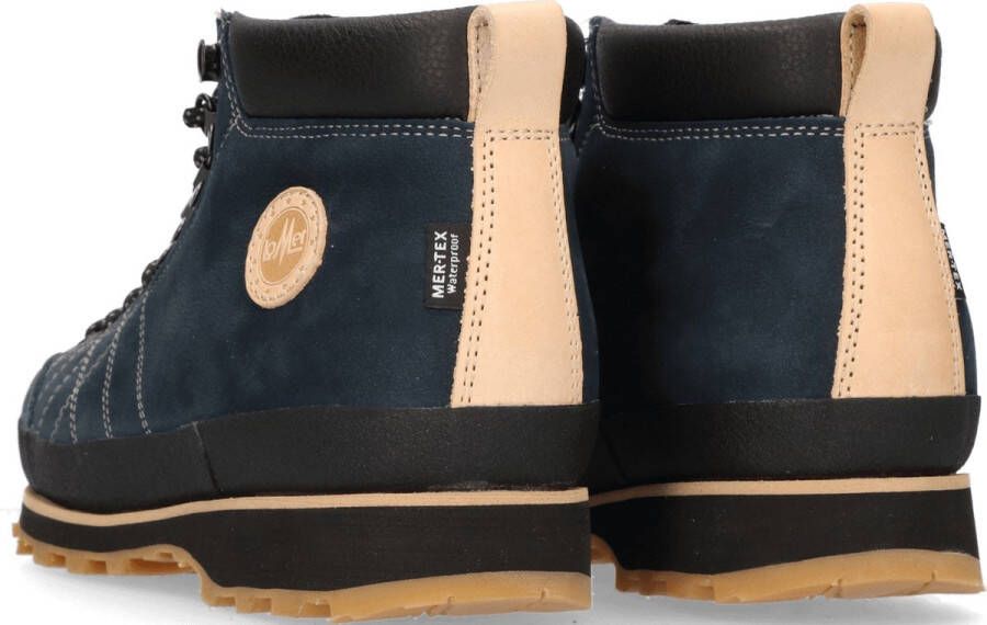 Lomer Bio Naturale Mid MTX blauw wandelschoenen uni (50085.E.03)