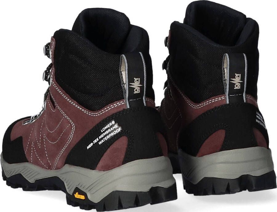 Lomer Cristallo 2.0 MTX Bergschoenen Borgogna Bordeaux Suède 30019.A.03