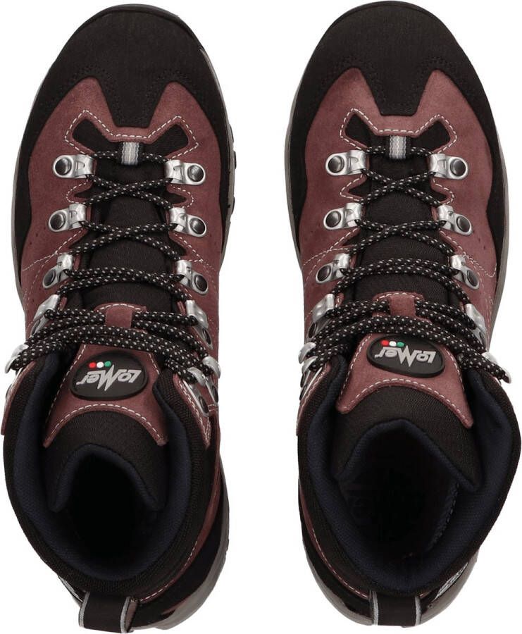 Lomer Cristallo 2.0 MTX Bergschoenen Borgogna Bordeaux Suède 30019.A.03