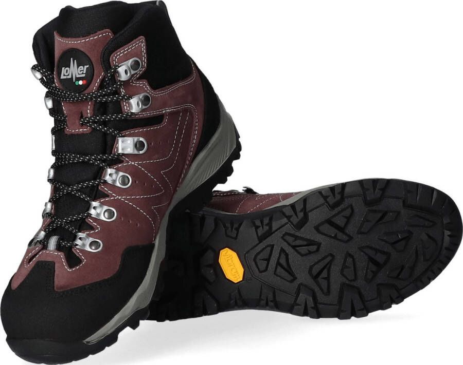 Lomer Cristallo 2.0 MTX Bergschoenen Borgogna Bordeaux Suède 30019.A.03